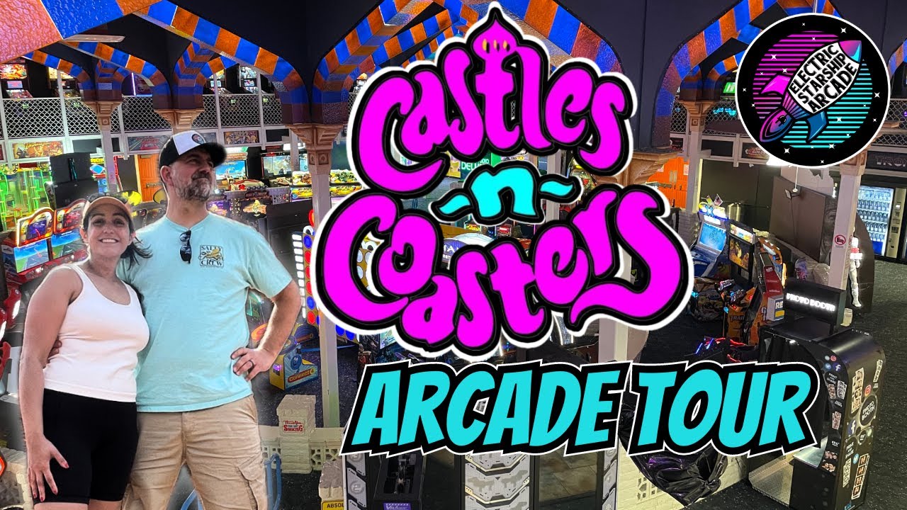 Звездолет приземляется в парке развлечений Castles N' Coasters — Arcade Tour (Финикс, Аризона)