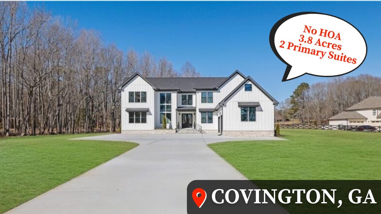 Living In Covington, GA | Jersey Farms | No HOA | Home Tour | Atlanta New Homes