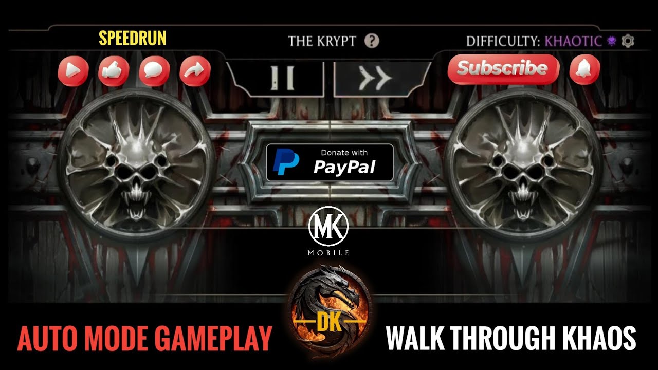 Khaotic Krypt▪️Auto Mode & Rewards 🎮 Mortal Kombat Mobile▫️MK Mobile #mortalkombatmobile #mkmobile