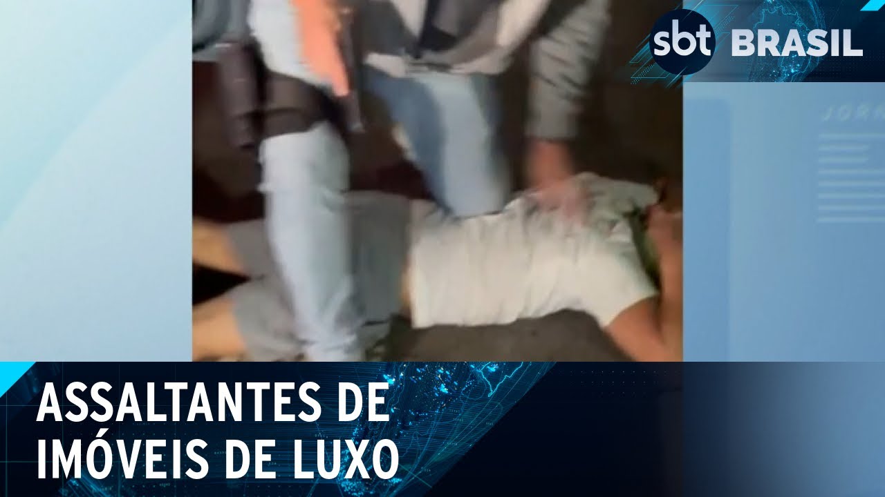 Polícia prende integrantes de quadrilha especializada em roubos de imóveis | SBT Brasil (22/04/24)