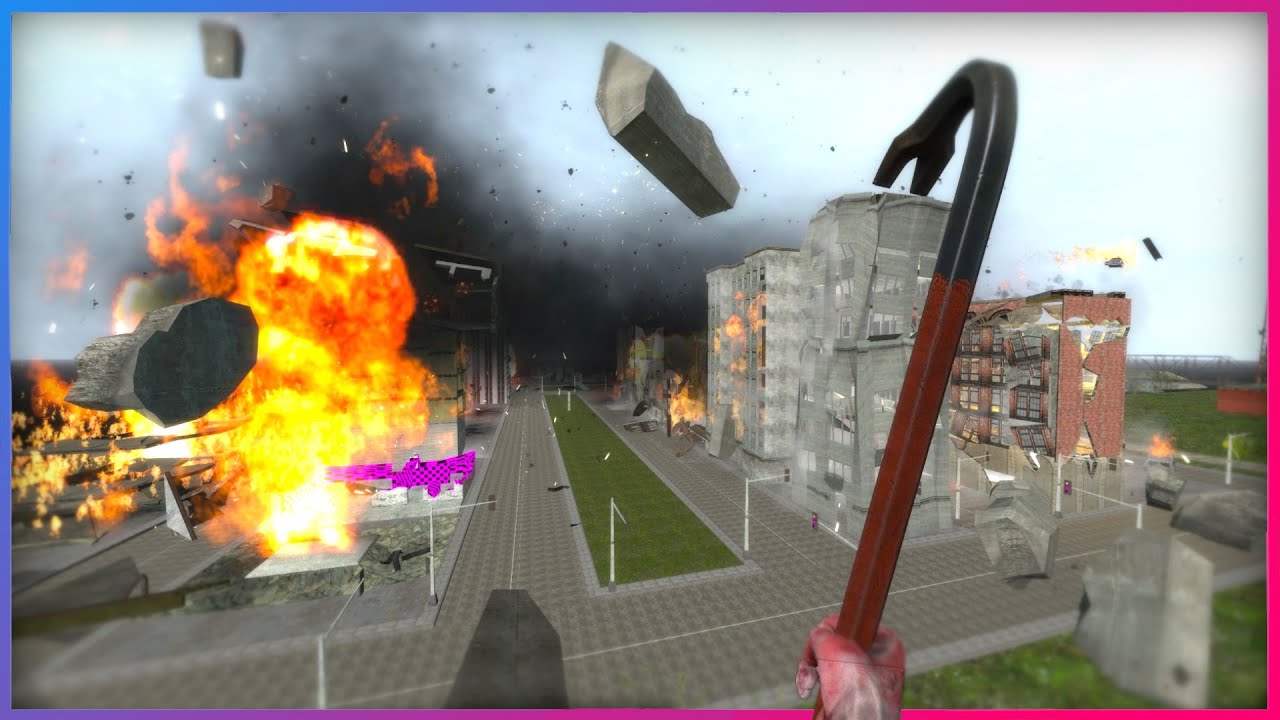 An Entire Tiny City You Can Destroy | Garry's Mod