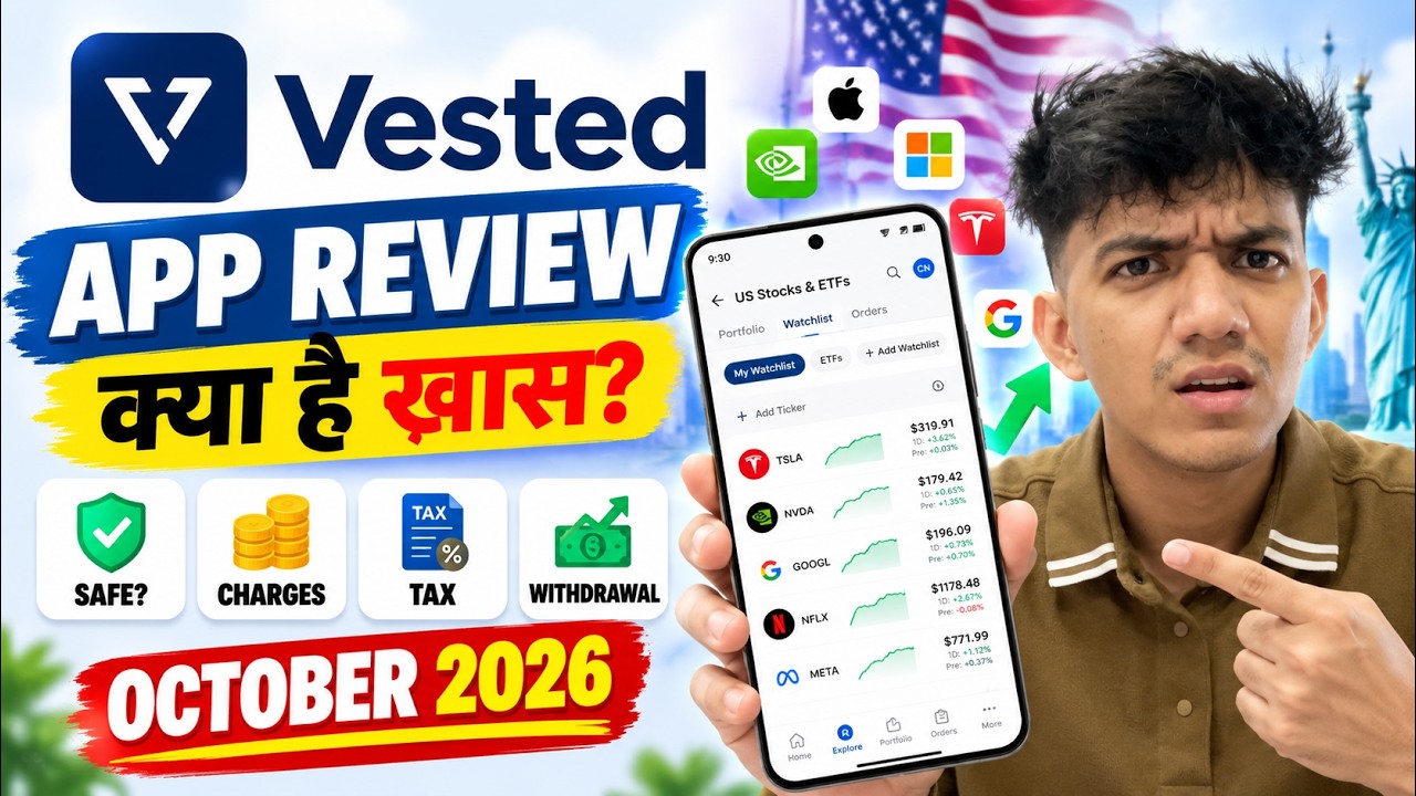 Vested App Review 2026: Is It Really Worth It for Indian Investors? Charges, Tax & Withdrawal