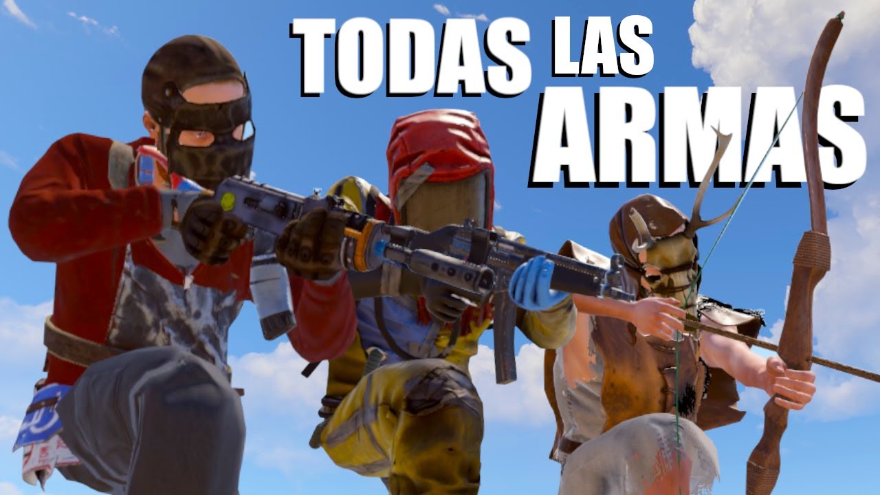 1 KILL con CADA ARMA en RUST