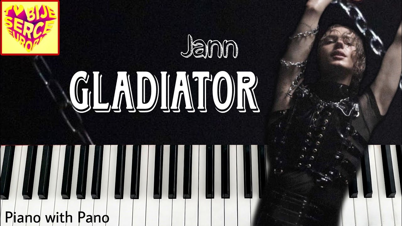 JANN - GLADIATOR ⛓️ | Tu bije serce Europy Poland 🇵🇱 | Piano Cover | Eurovision 2023