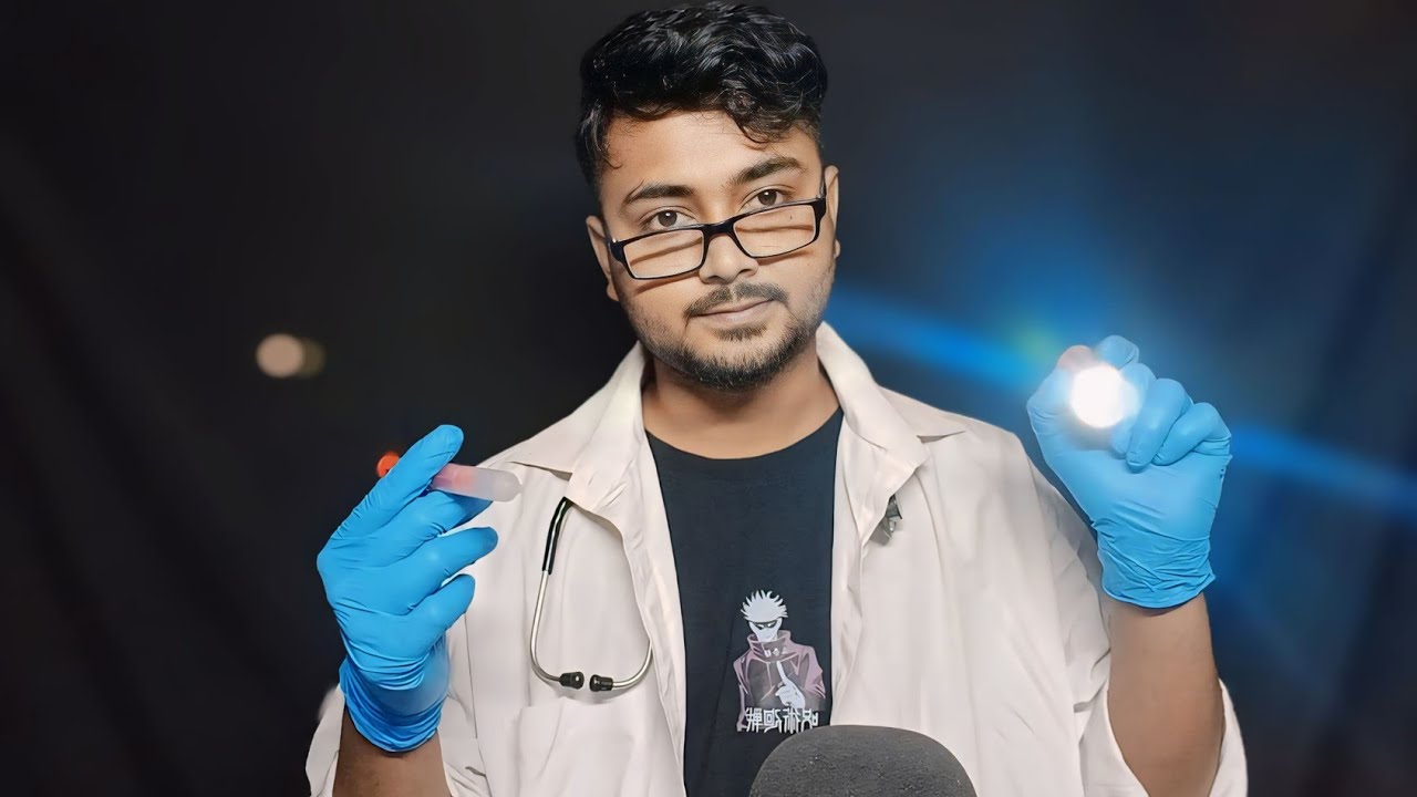 ASMR Fast & Aggressive Cranial Nerve Exam??🤨 Medical Roleplay, Roleplay