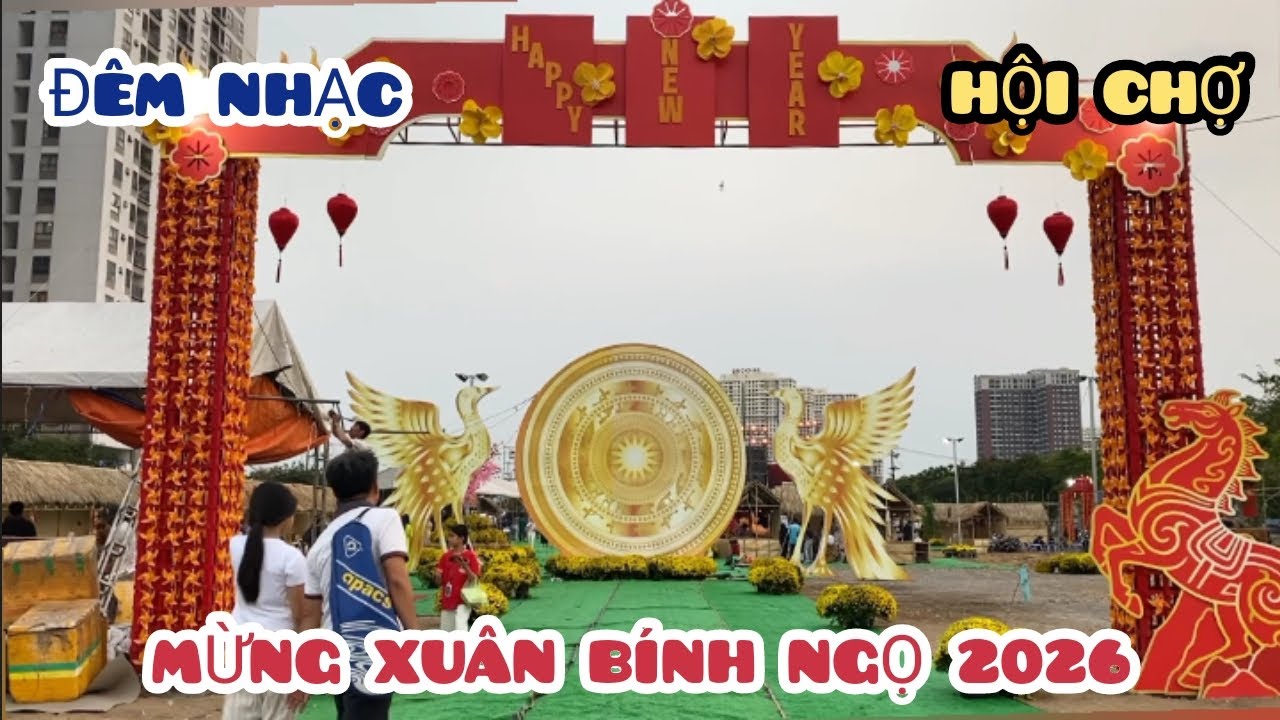 Festival Mừng Xuân Bính Ngọ 2026 . Đường 15B Phường Phú Mỹ Quận 7 
