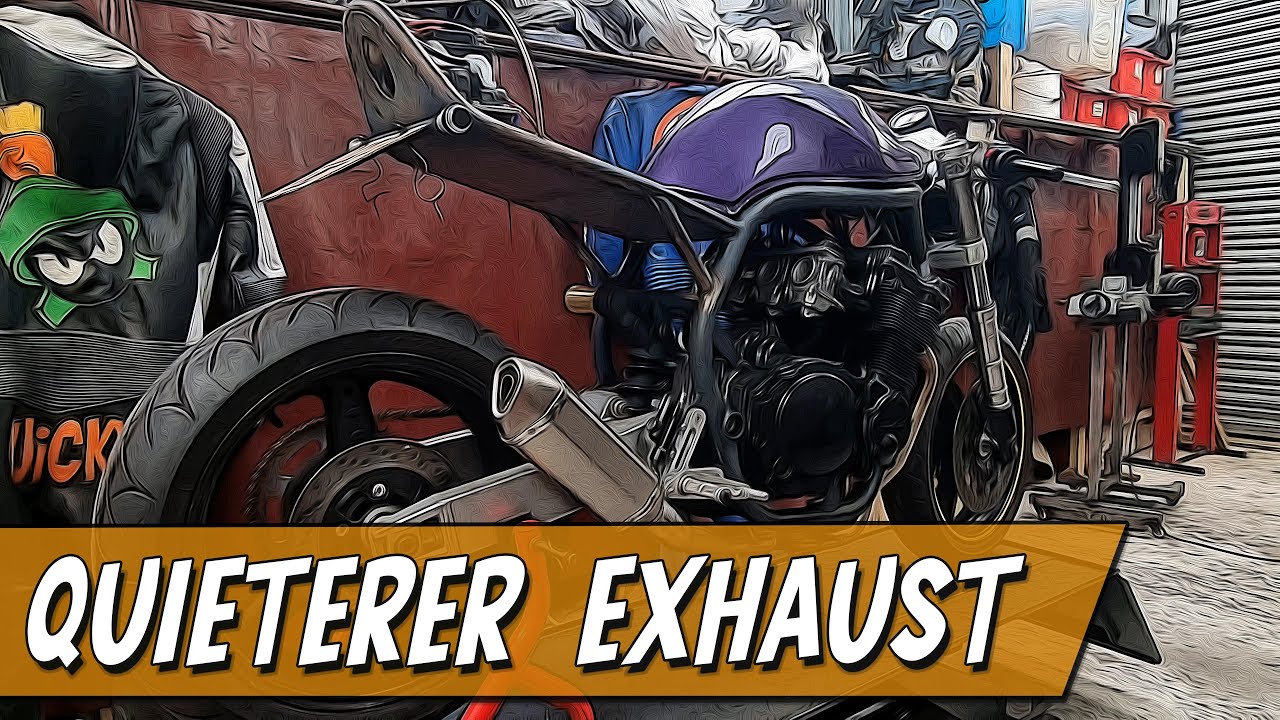 Making a not SO noisy exhaust - Suzuki Bandit Cafe Racer - ASBO Project
