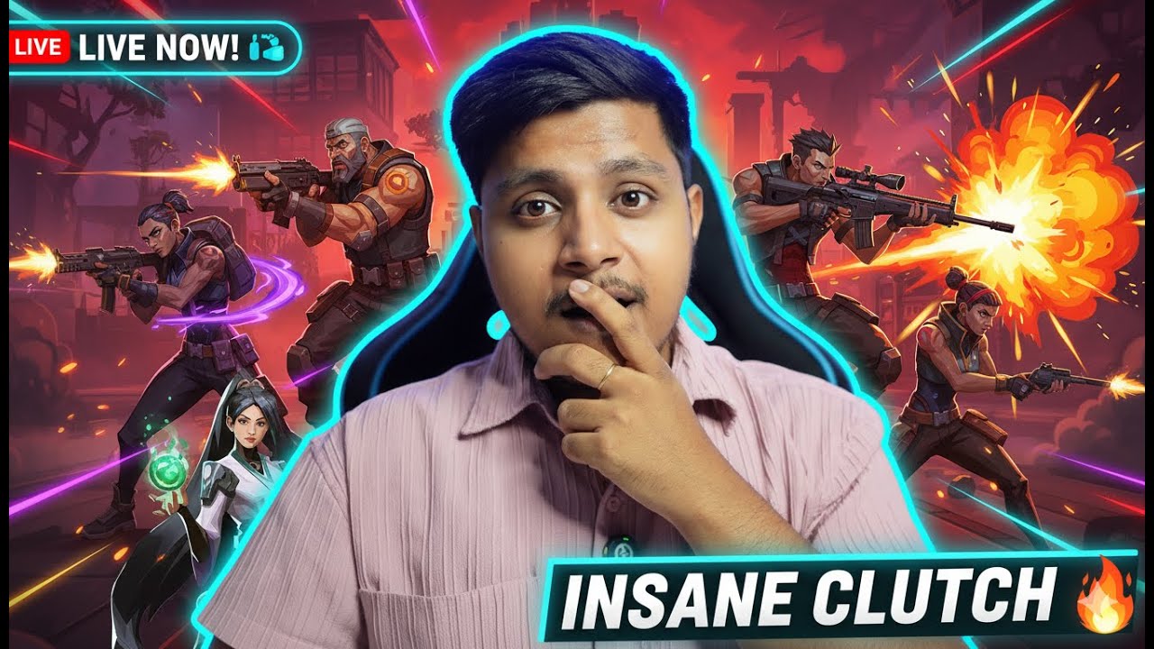 VALORANT LIVE INDIA | INSANE Clutch Moments & Rank Push | Road To Radiant! 🔴 #valorantlive #live