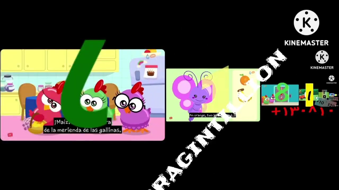 Numbers 0 to 100 Trequadragintillion in Cartoons