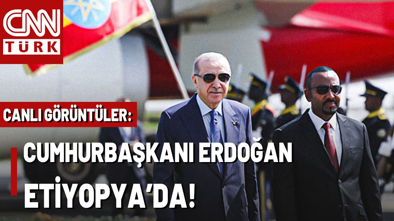 🚨Cumhurbaşkanı Erdoğan Etiyopya'da! Erdoğan, Abiy Ahmed Tarafından Resmi Törenle Karşılandı