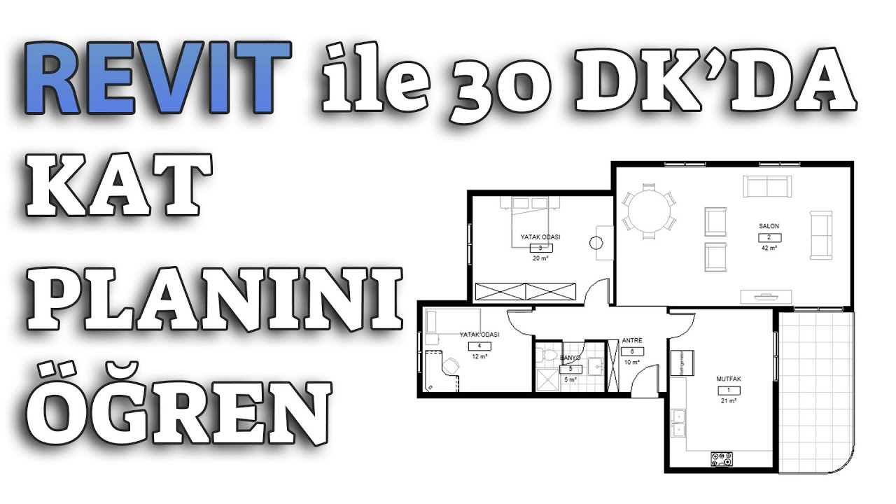 Revit ile Sıfırdan Kat Planı Nasıl Yapılır - 30 Dk'da öğren