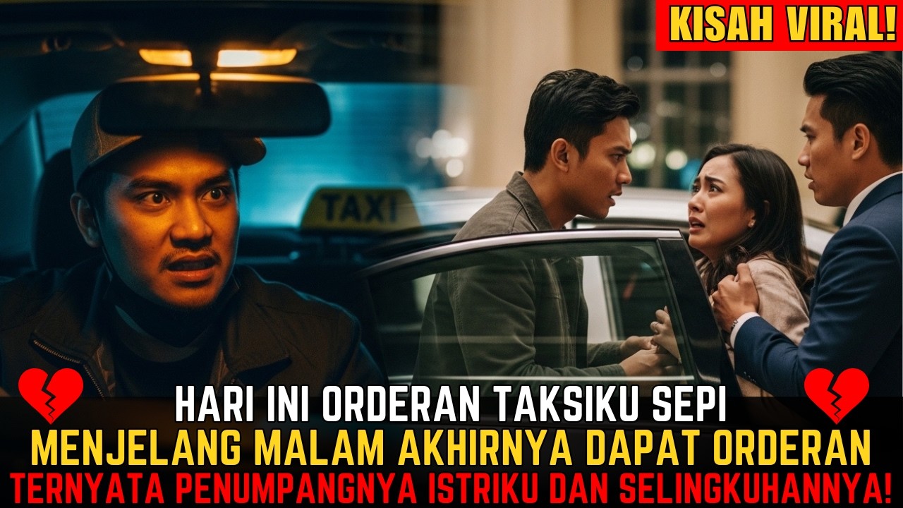 VIRAL! SUAMI NARIK TAKSI MALAH DAPAT PENUMPANG ISTRI SENDIRI BERSAMA SELINGKUHANNYA!