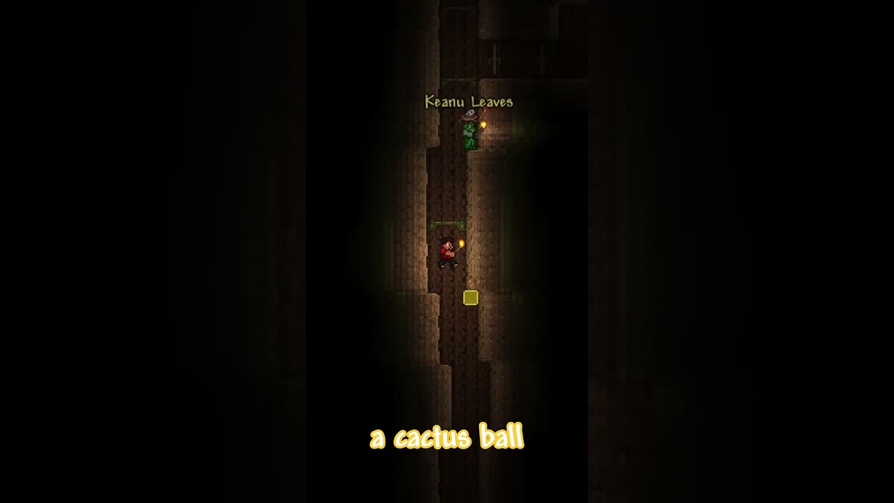 Don't go down there #terrarialetsplay #terrariaplaythrough #terrariafunny #funny #shorts