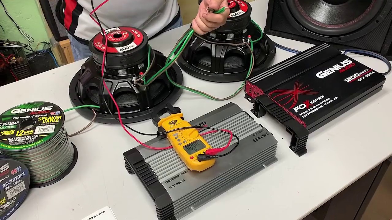 Como cambiar la Impedancia de los  Subwoofers 