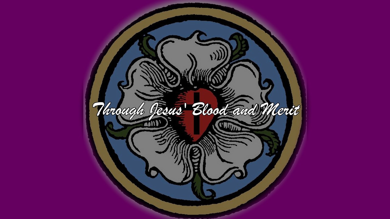 Through Jesus' Blood and Merit
