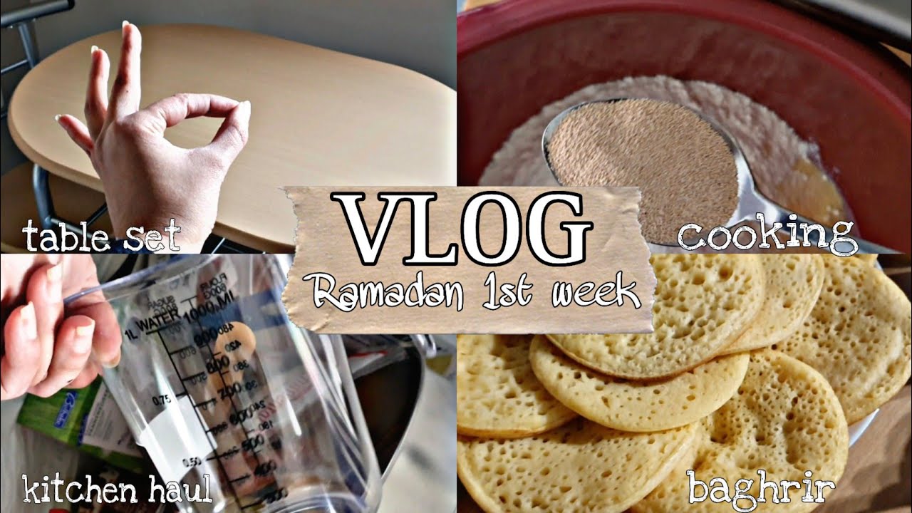 VLOG | أول أسبوع في رمضان 🌙 يومياتي فالجامعة 📖 أول مرة نعمل بغرير 😋