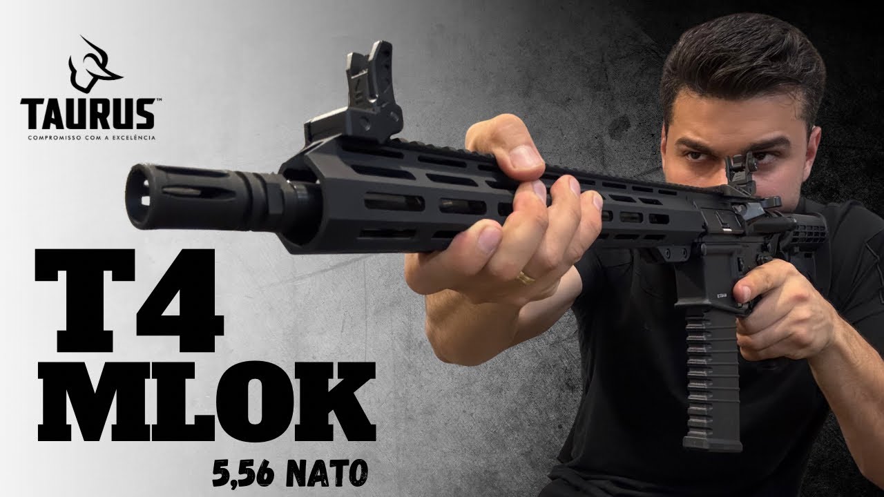 Taurus T4 MLOK 5.56 — Análise Completa: Da Coronha ao Cano | Primeiras Impressões