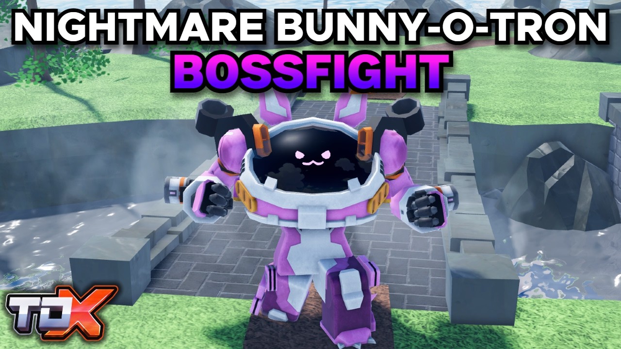 TDX Nightmare Bunny-O-Tron Boss Fight (Wave 5) | Easter Event 2026 Nightmare