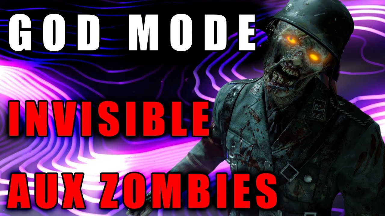 GLITCH : GOD MODE  INVISIBLE AUX ZOMBIES SUR COLD WAR