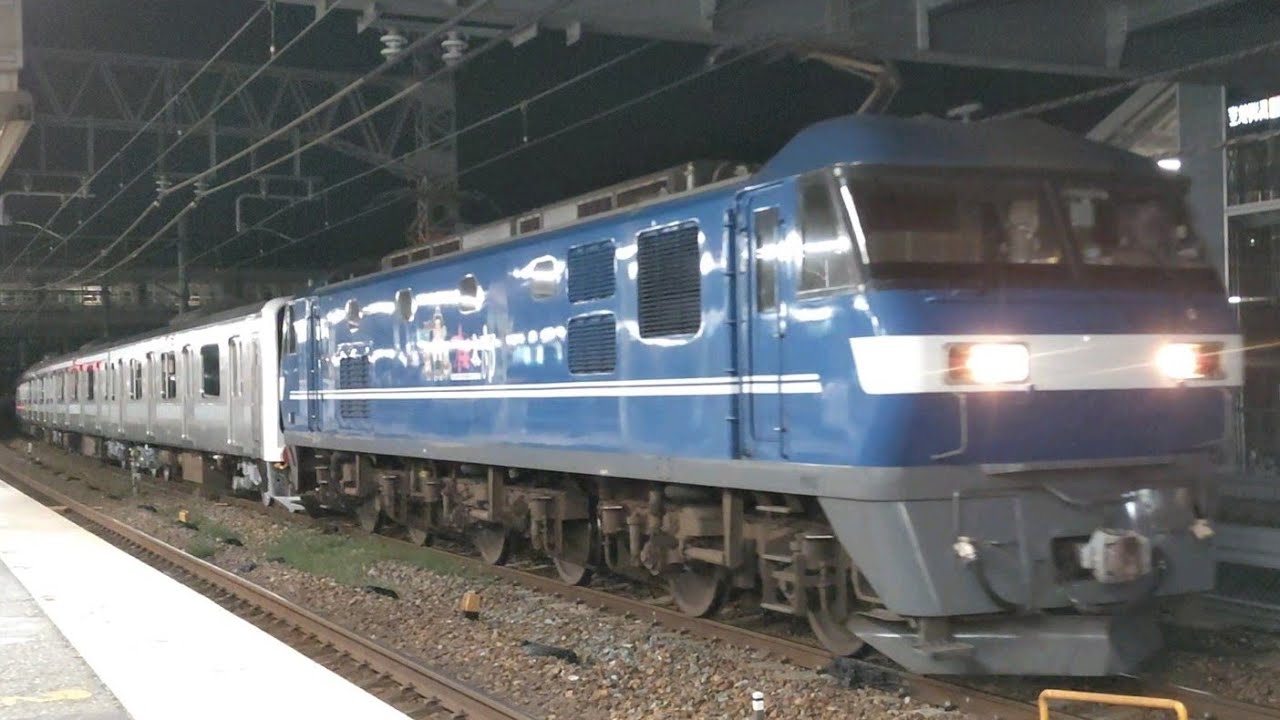 【JR九州へ譲渡】 E501系　K752編成+K753編成　甲種輸送　膳所駅　到着