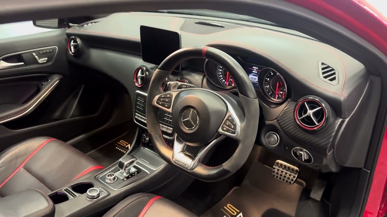 2017 (67) MERCEDES A45 AMG PREMIUM JUPITER RED