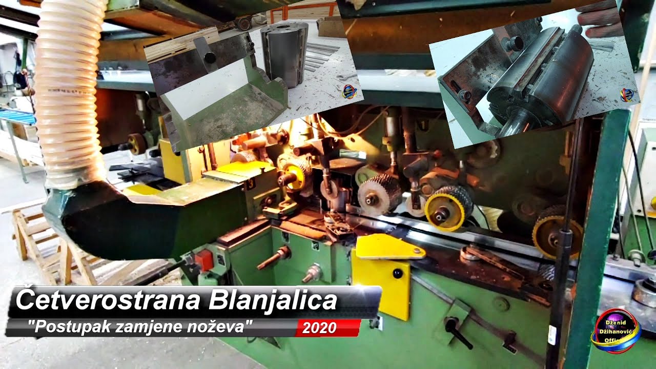 Cetverostrana Blanjalica - Postupak zamjene nozeva [Tutorial]
