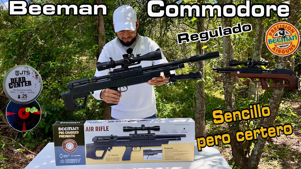 Beeman Regulado Commodore .25 Under Lever (Unboxing & Review #pcpairrifle