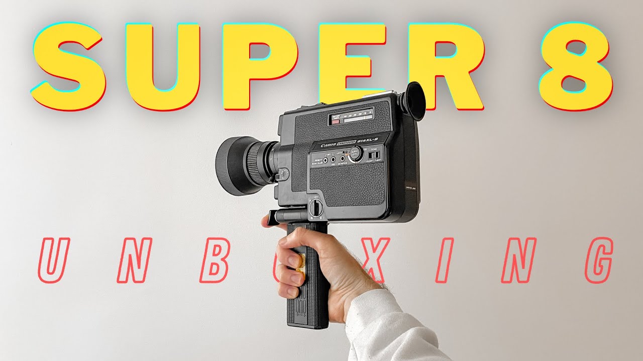 UNBOXING d'une caméra SUPER 8 de 1976 | Canon 514XL-S