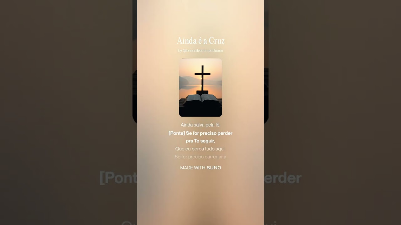 Ainda é a Cruz 
