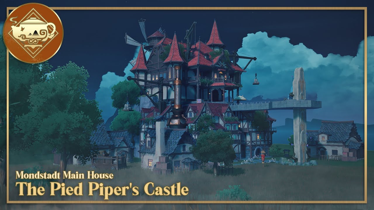 Mondstadt Main House 🏰 The Pied Piper's Castle | Serenitea Pot | Genshin Impact | 原神