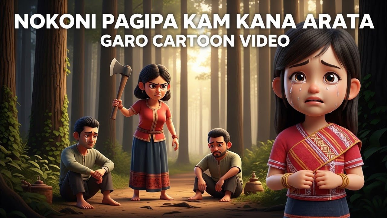 Pagipa kam kana aratgipani golpo //Garo cartoon video ( garo film)