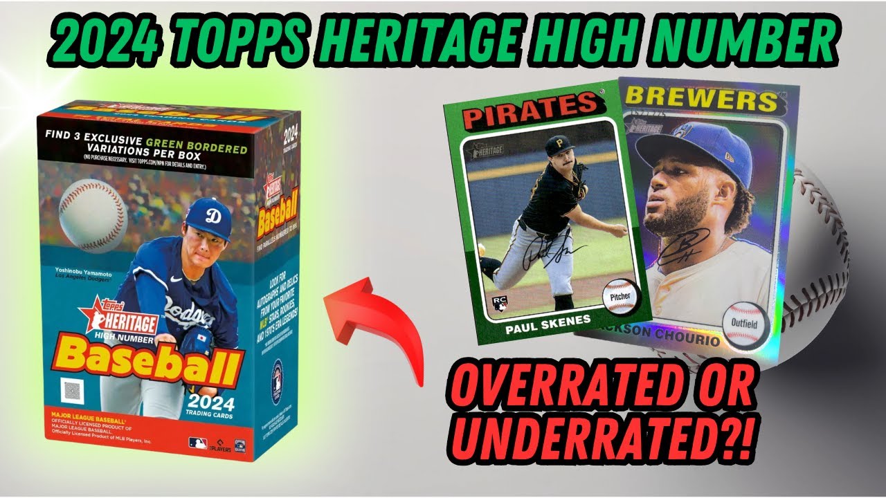 OVERRATED OR UNDERRATED? 2024 TOPPS HERITAGE HIGH NUMBER Blaster Box Opening