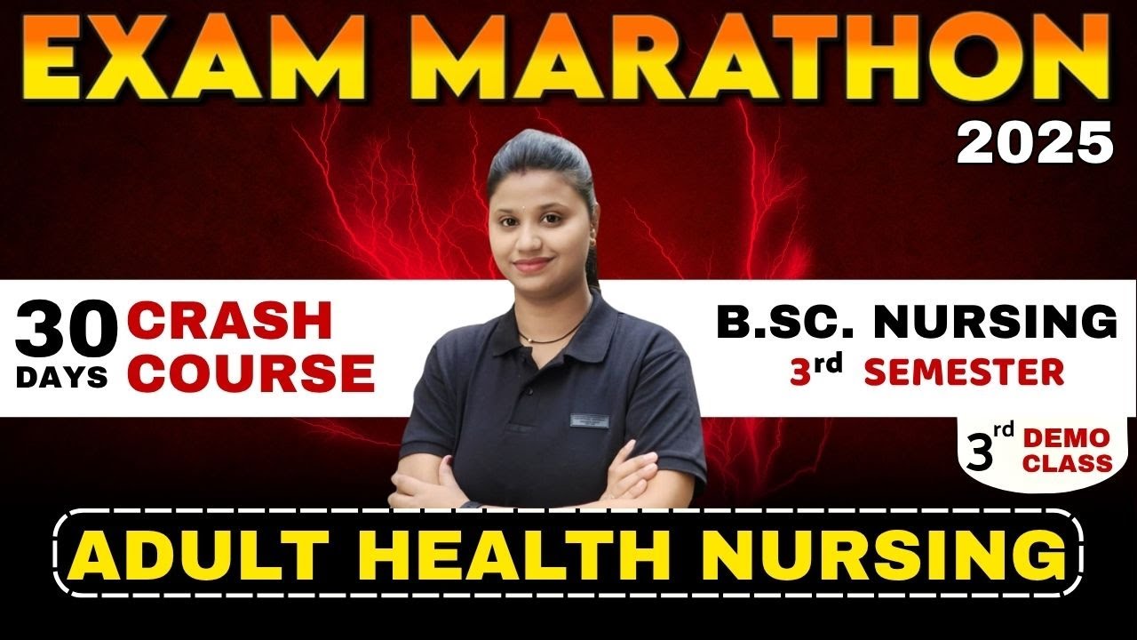 B.Sc. nursing 3rd sem | adult health nursing imp que | AHN 1| bsc nursing exam 2025 |bhushan science