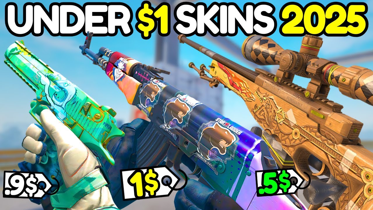 The BEST CHEAP Skins in 2025 Under $1 (TOP 33 Budget CS2 Skins)