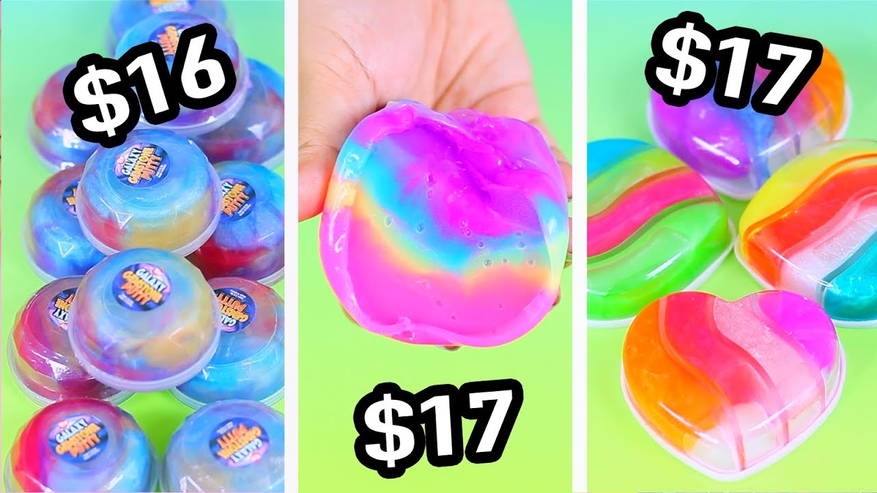 Multicolor Slime Putty - My 3rd Colorful Slime & Putty Amazon Package Online Slime