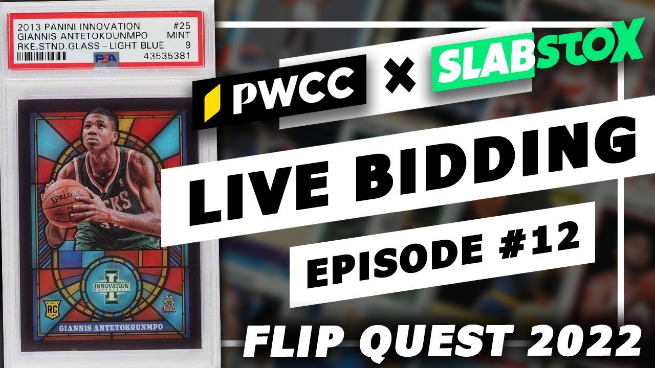 Buying RARE Sports Cards in the PWCC Weekly Auction #12 | Flip Quest 2022