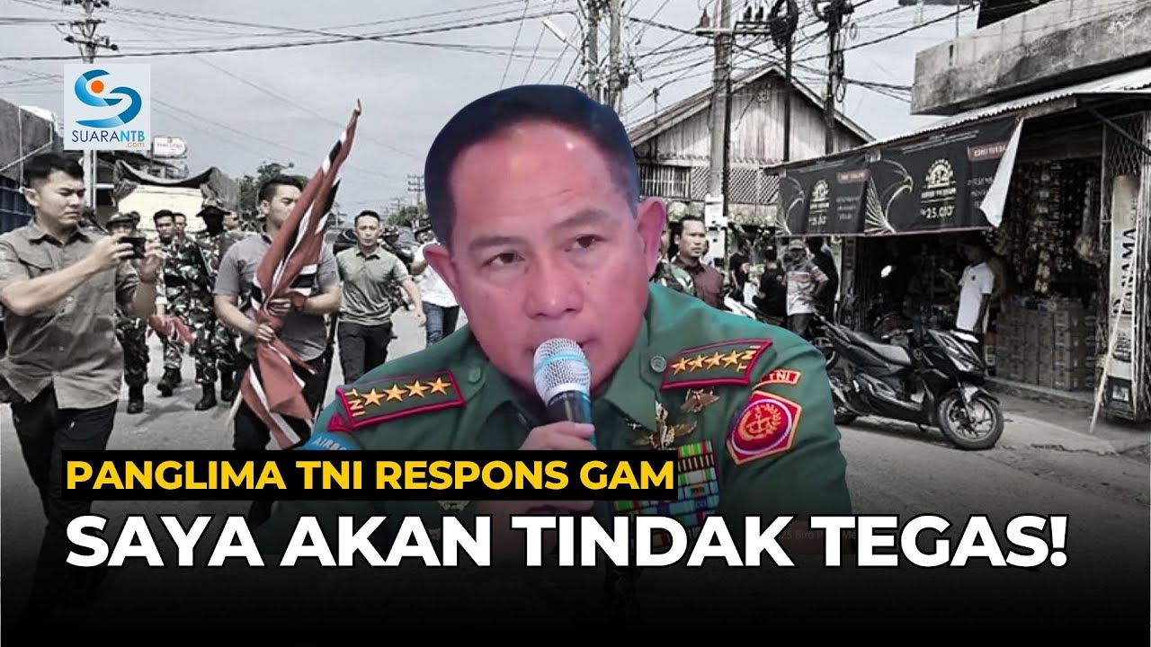 Panglima TNI Tegas Soal Bendera GAM di Tengah Penanganan Bencana: 