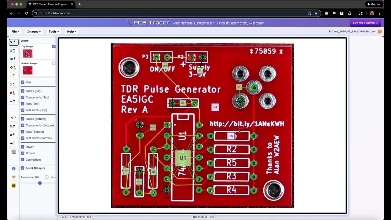 PCB Tracer: Copy/Paste, Undo, Auto Connect and Pin Info Popups