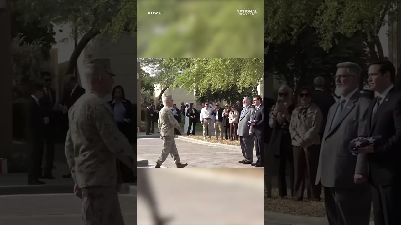 Rubio attends FLAG-RAISING ceremony in KUWAIT CITY