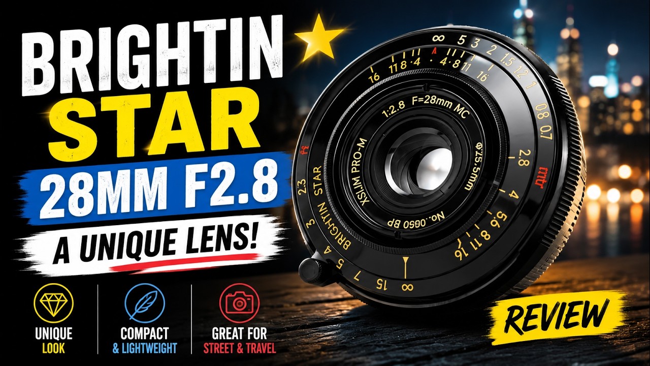 Brightin Star 28mm F2.8 Lens Review: A Strangely Unique Camera Lens!