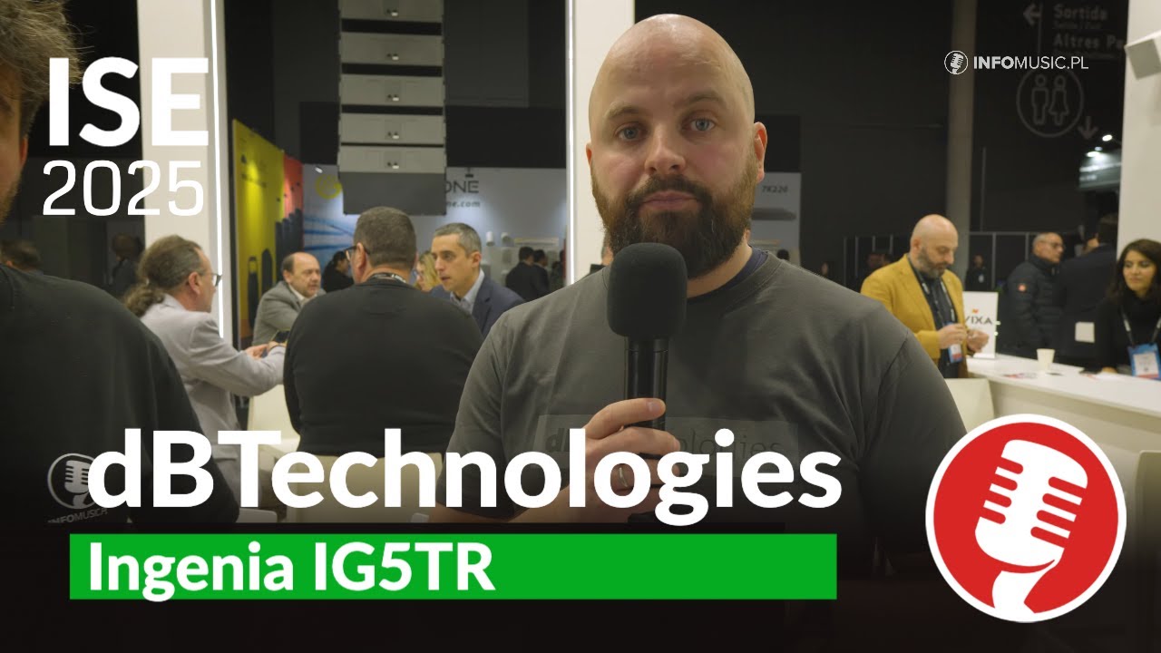 📢 ISE 2025: Nowy system głośnikowy Ingenia IG5TR od dBTechnologies!