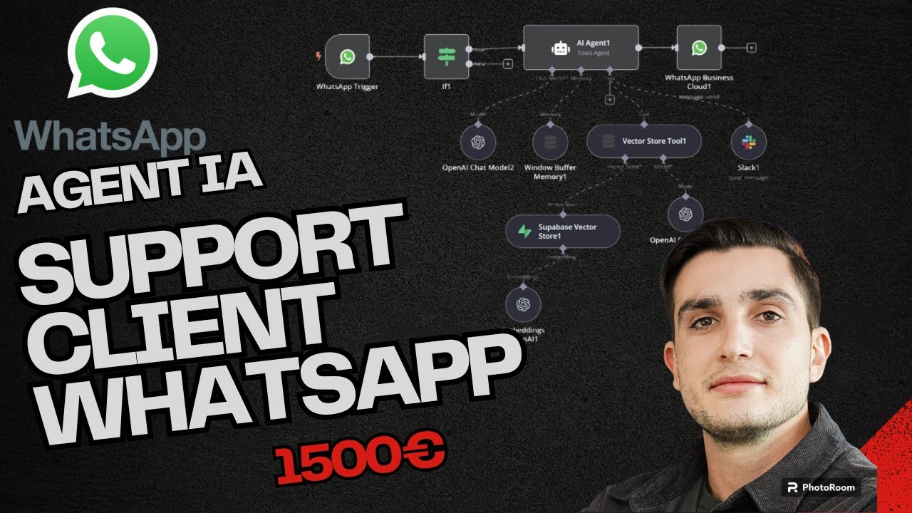Construire un agent IA sur Whatsapp (1500€)