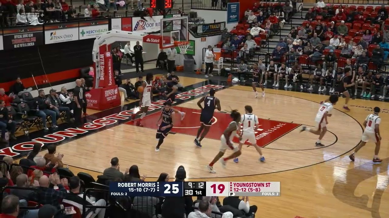 Highlights from the YSU Men's basketball game vs Robert Morris | February 7, 2026