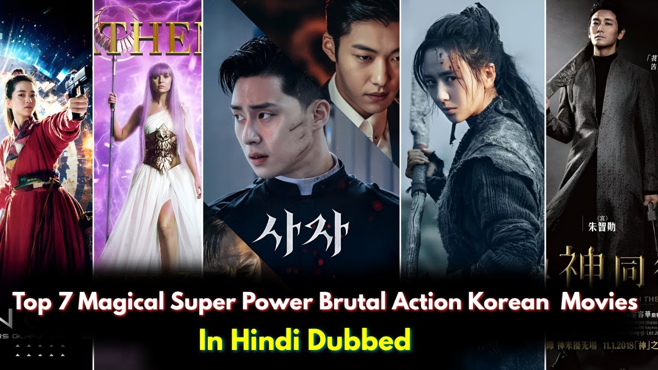 Top 7 Magical Super Power Brutal Action Korean Movies in Hindi | Must Watch Action🔥