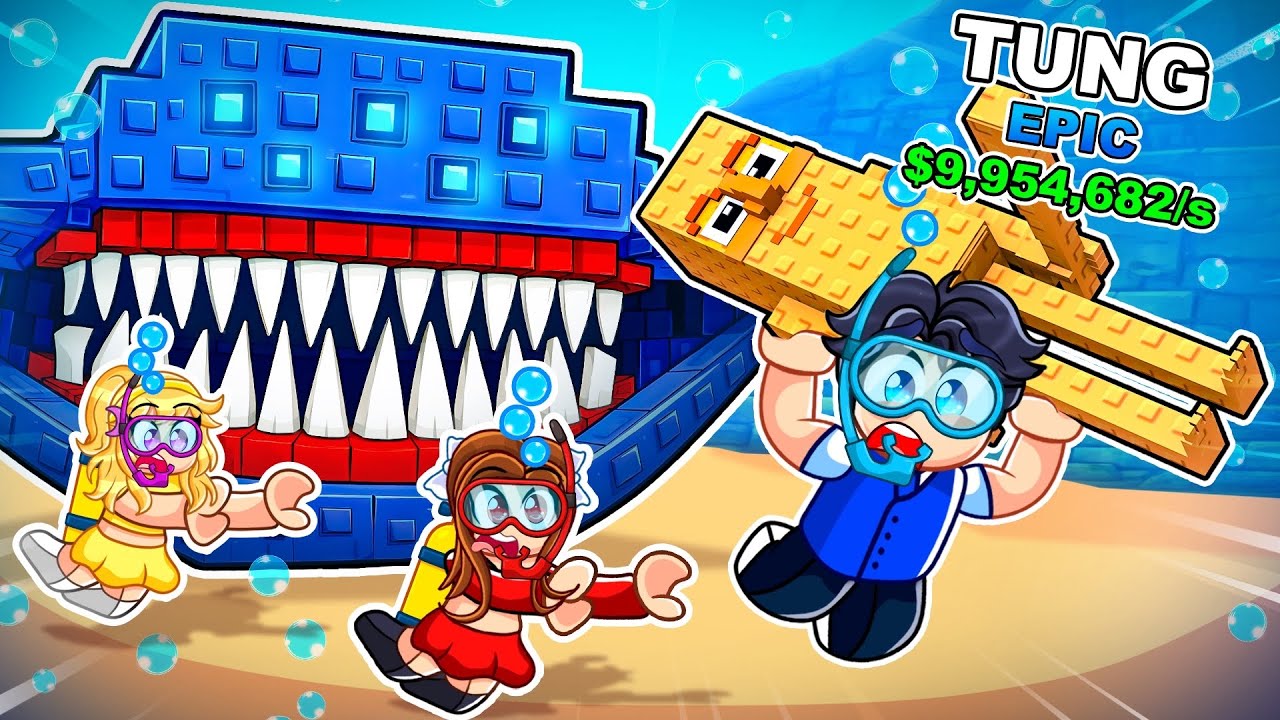 Escape SEA MONSTERS To Steal Brainrots In Roblox…