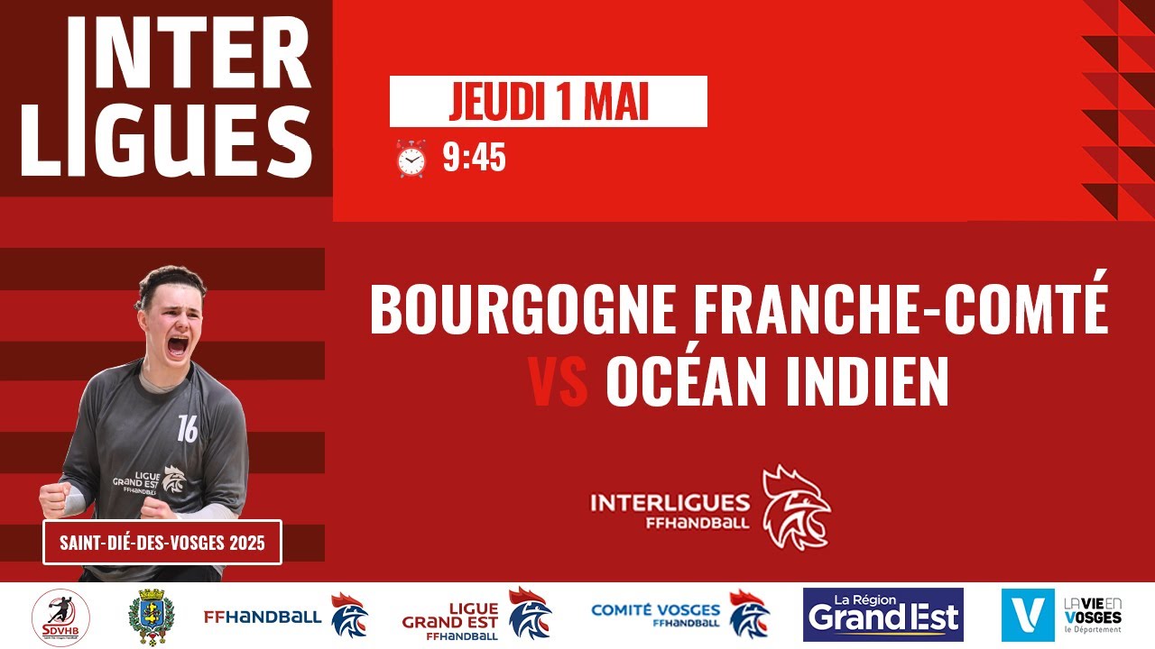 BOURGOGNE FRANCHE COMTE | OCEAN INDIEN (Interligues Masculin Handball 2025)