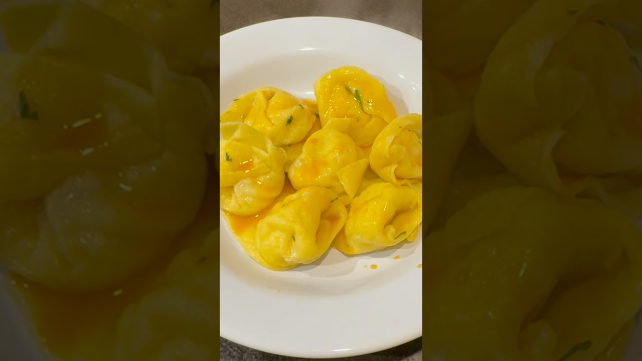 Cappellacci ripieni con branzino e mazzancolle  #food #pasta #ravioli #brazino