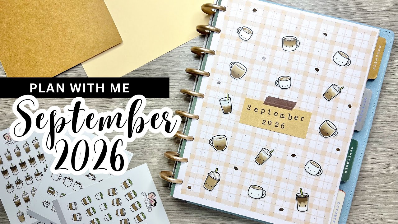 PLAN WITH ME || September 2026 Happy Planner (Monthly & Weekly Spread 1)