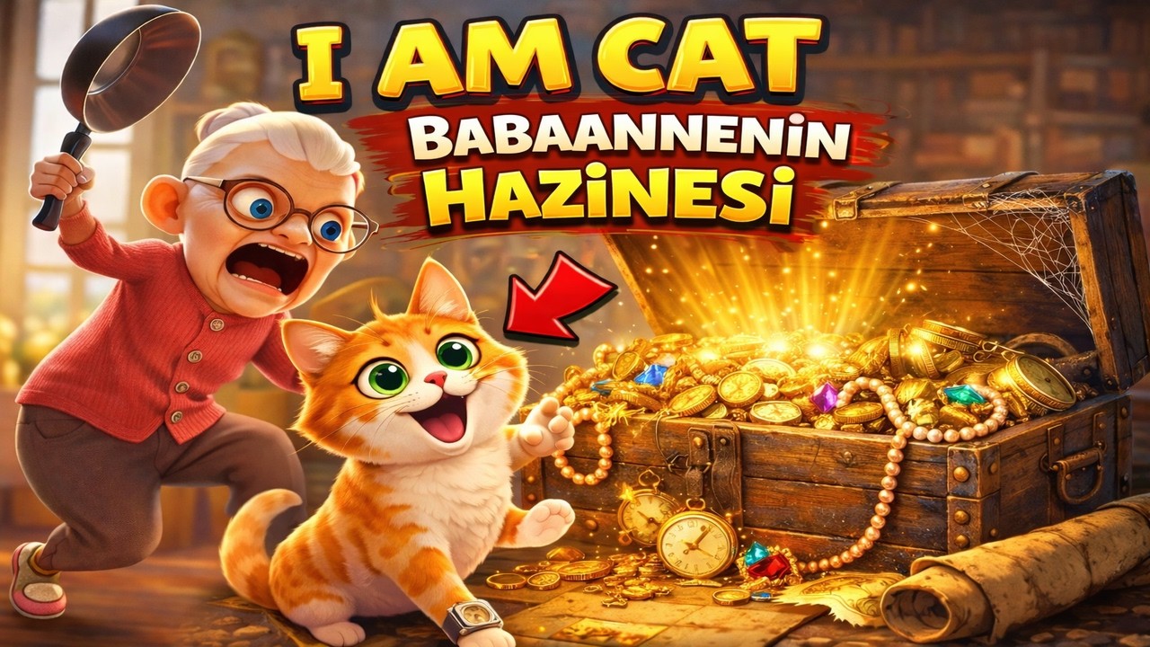I Am Cat Oynadım 😱 Evden Kaçmaya Çalışırken Babaannenin Hazinesini Buldum!