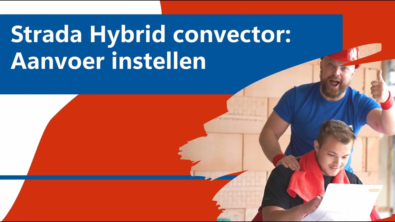 Easykit info: Strada Hybrid convector instellen